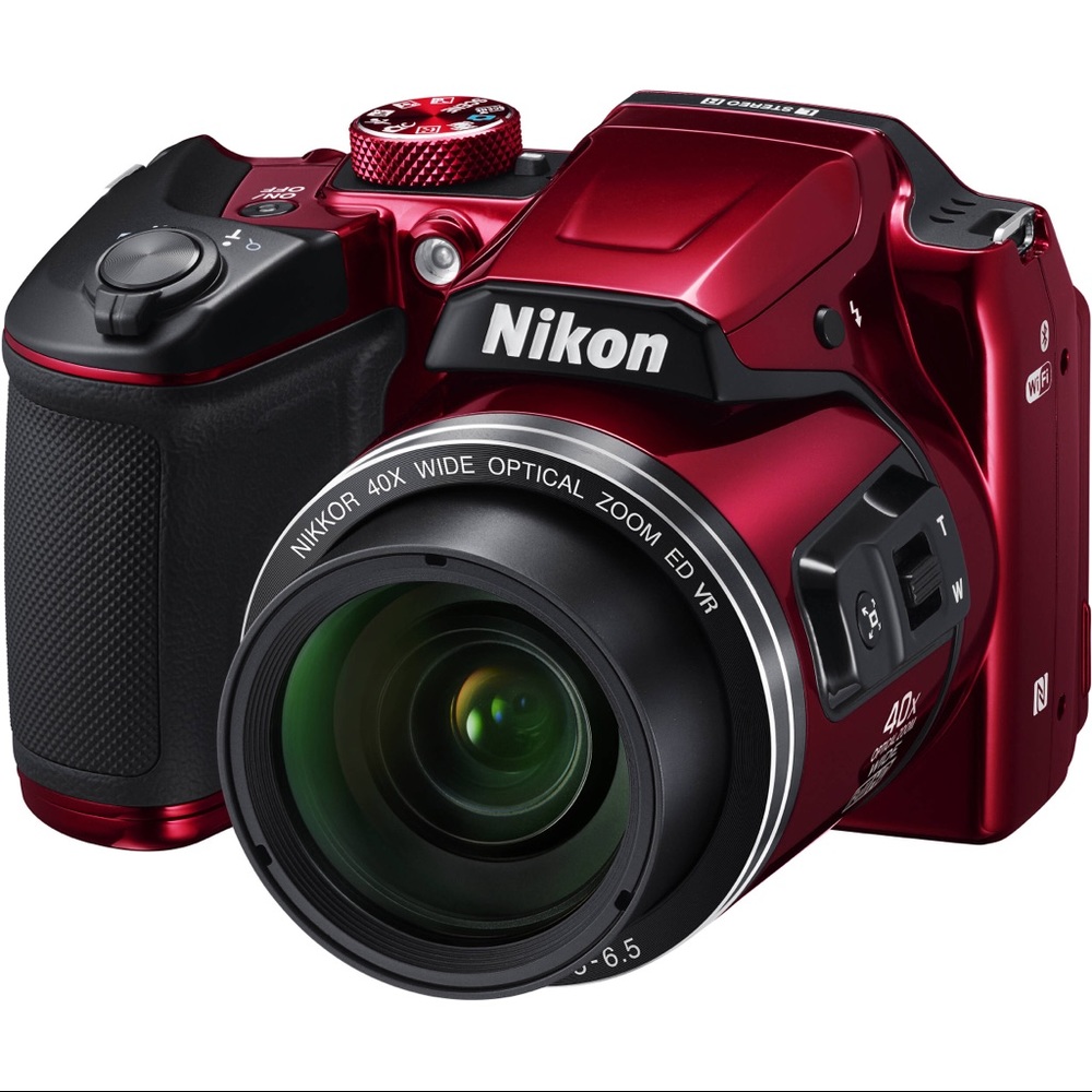 Nikon B500 coolpix Red camera